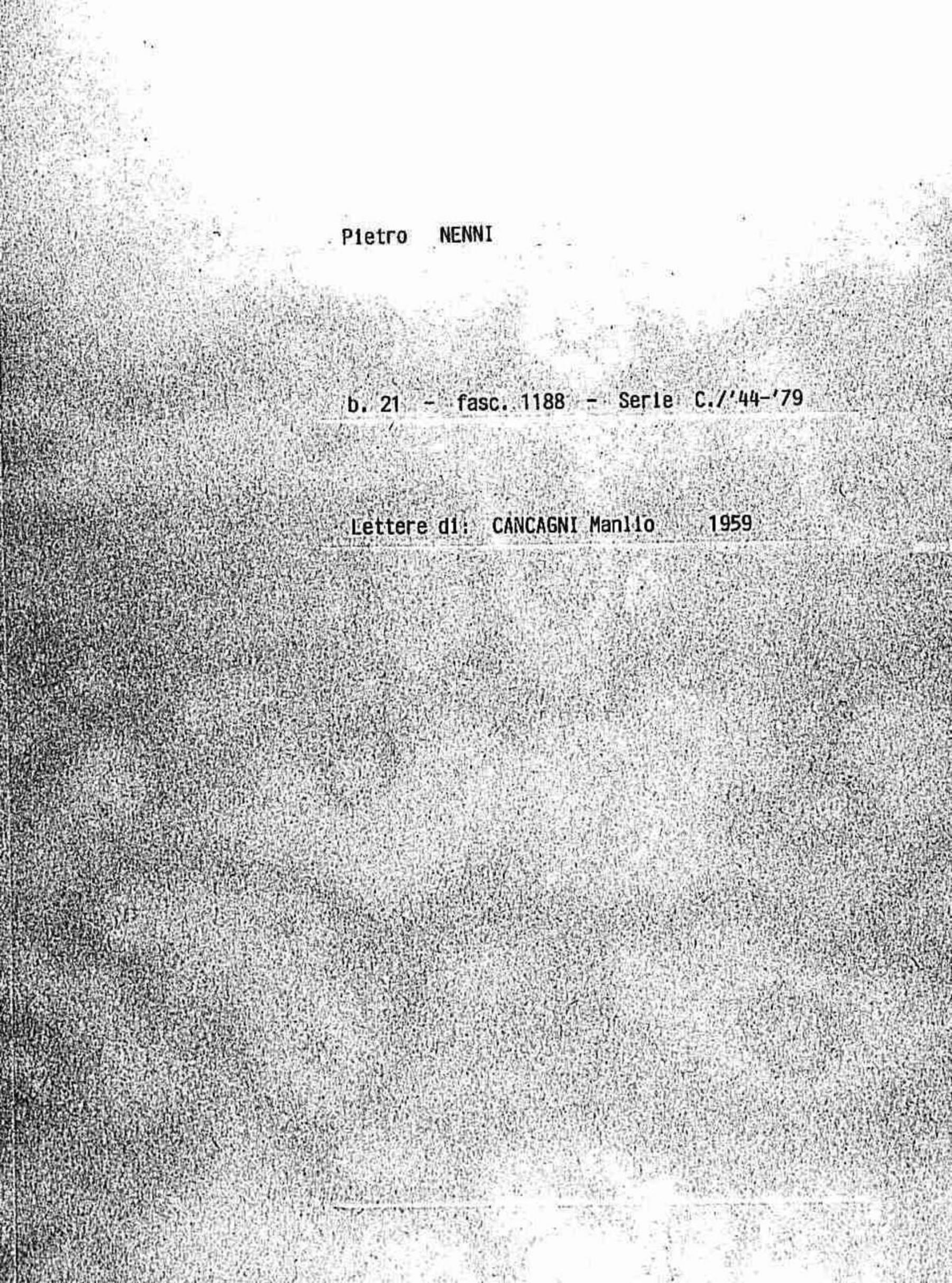 Cancagni Manlio, 1959 apr. 12