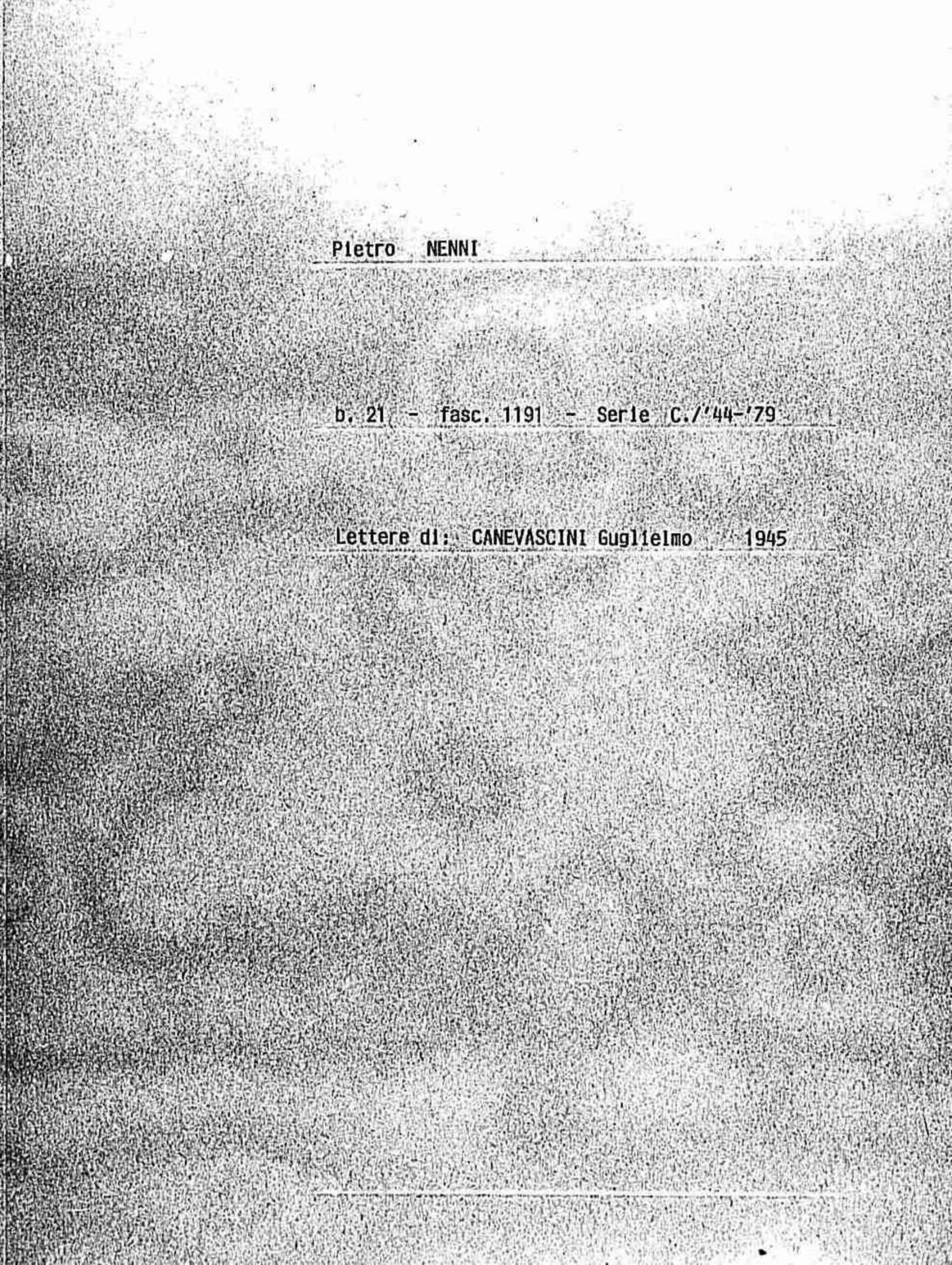 Canevascini Guglielmo, 1945 apr. 13
