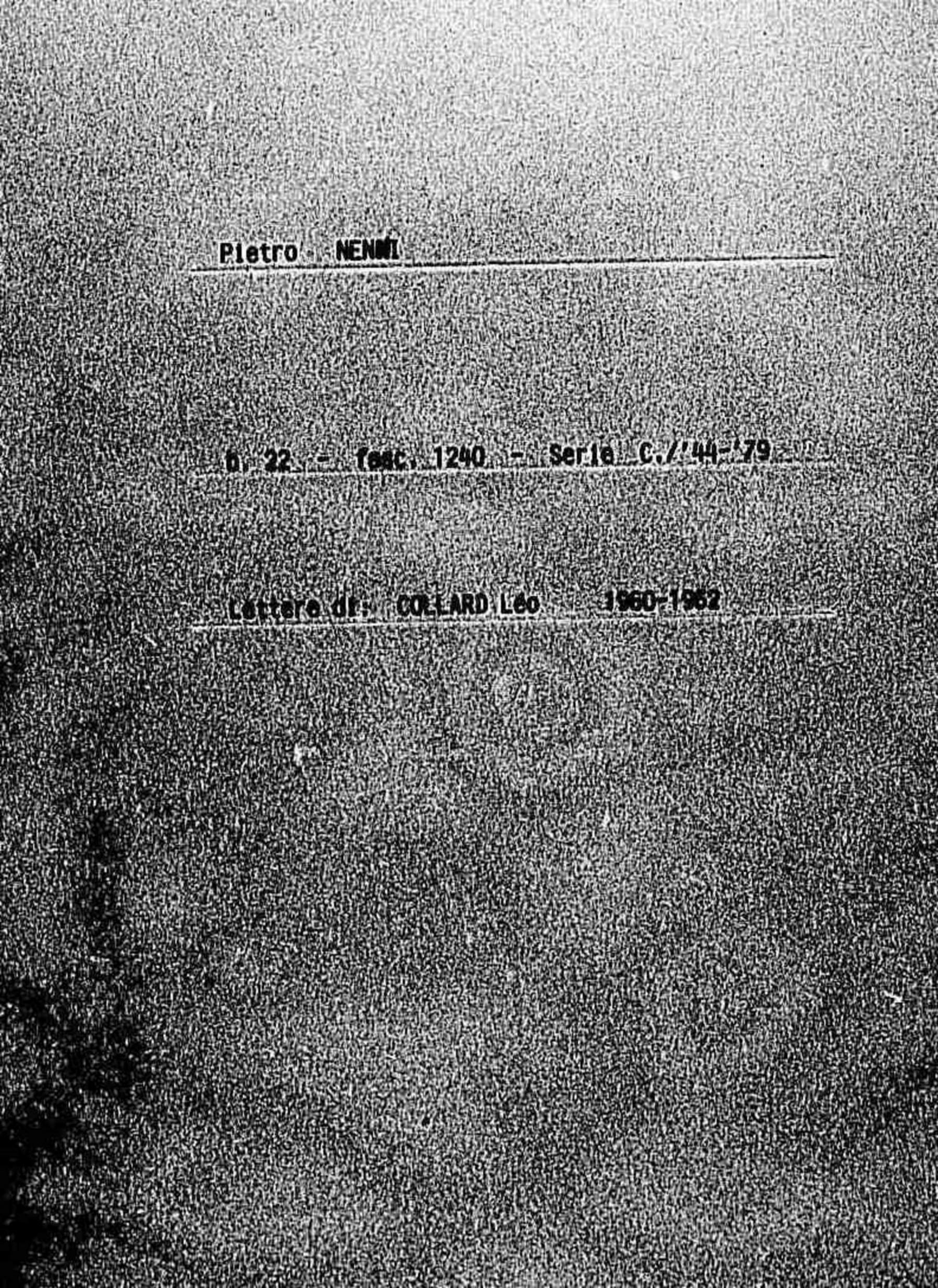 Collard Leo, 1960 mag. 12 - 1962 feb. 1