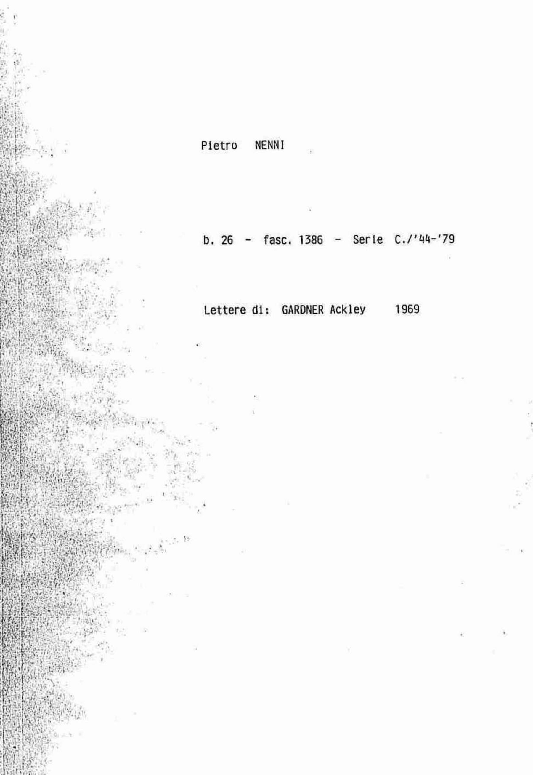 Gardner Ackley, 1969 ago. 1 - 26