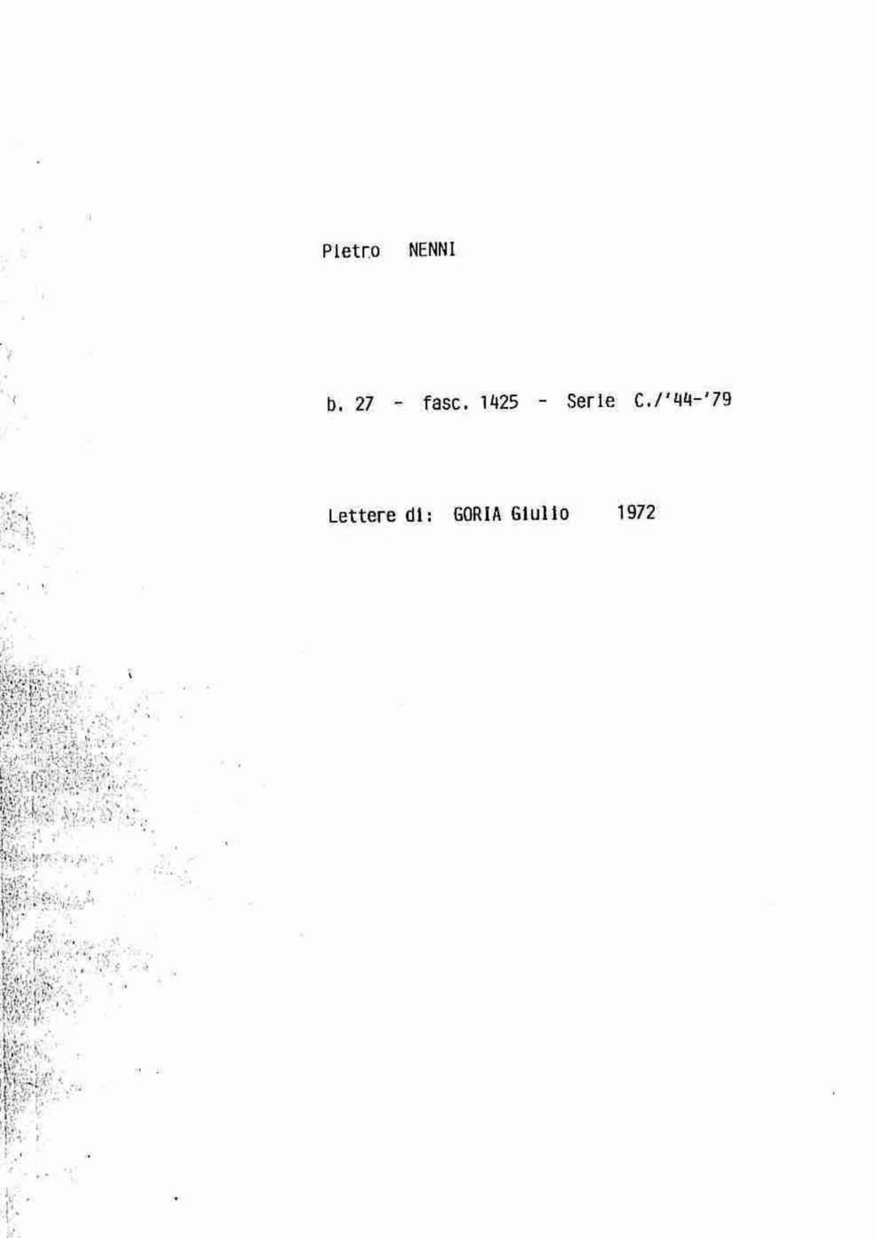 Goria Giulio, 1972 set. 20