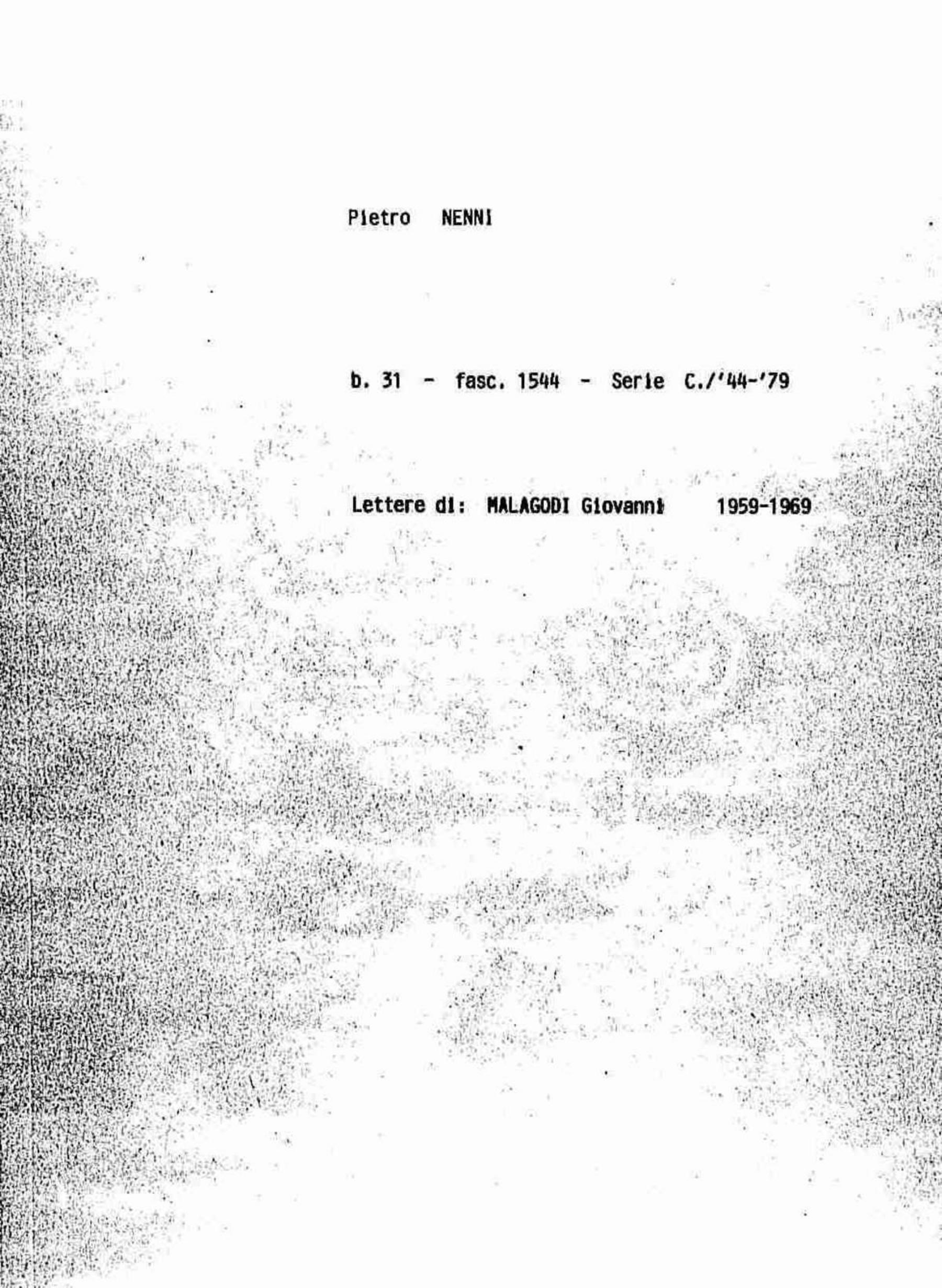 Malagodi Giovanni, 1959 apr. 14 - 1969 mag. 14