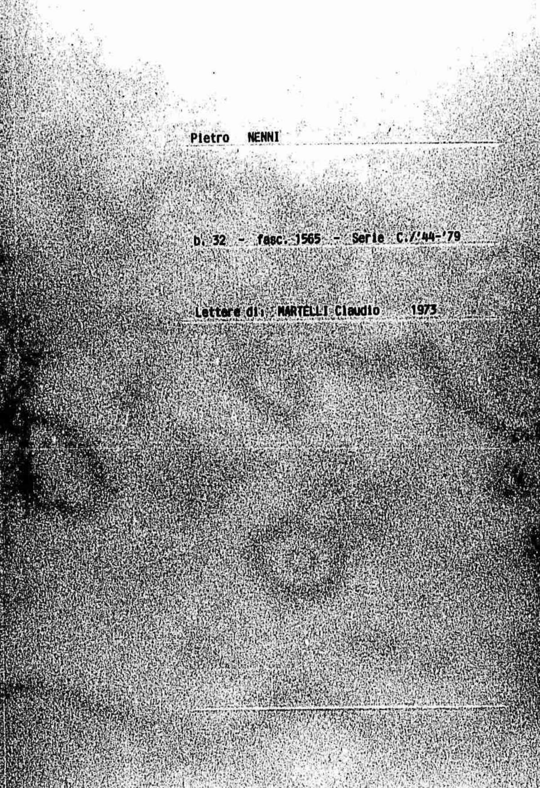 Martelli Claudio, 1973 gen. 28