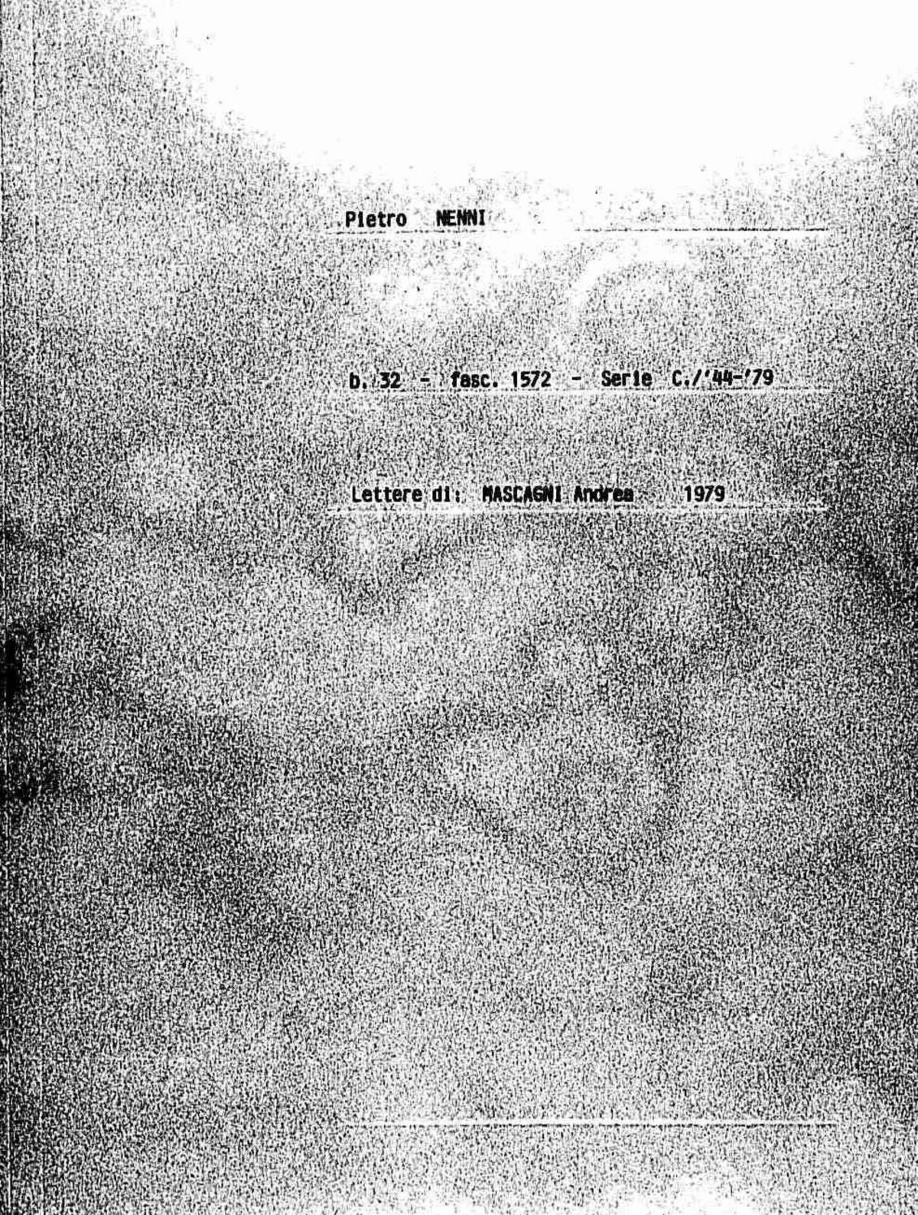 Mascagni Andrea, 1979 giu. 21