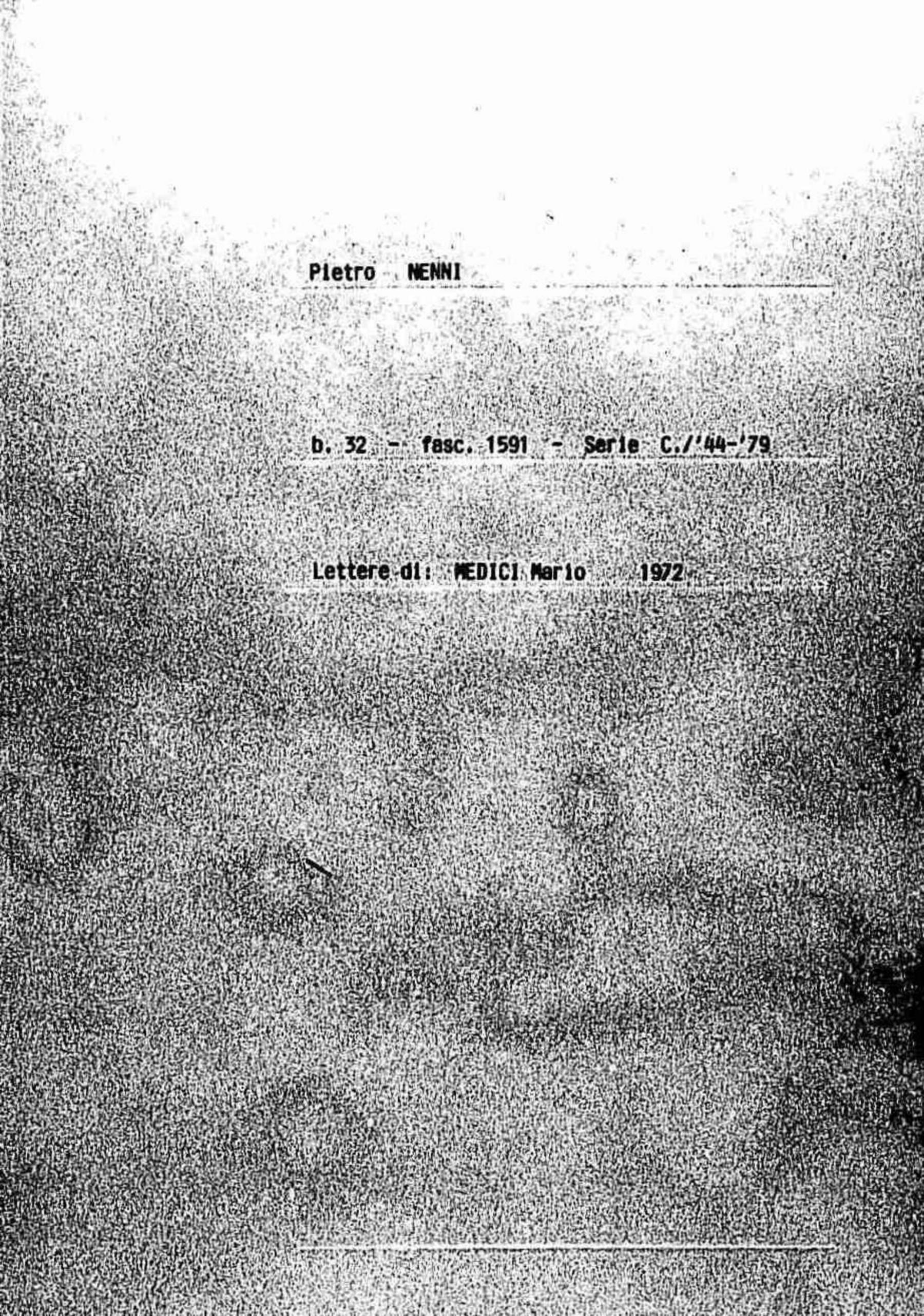 Madici Mario, 1972 giu. 24