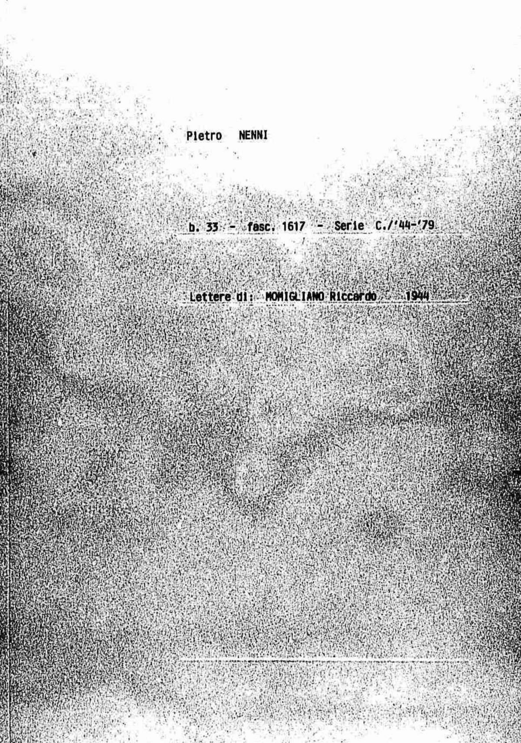 Momigliano Riccardo, 1944 dic. 3