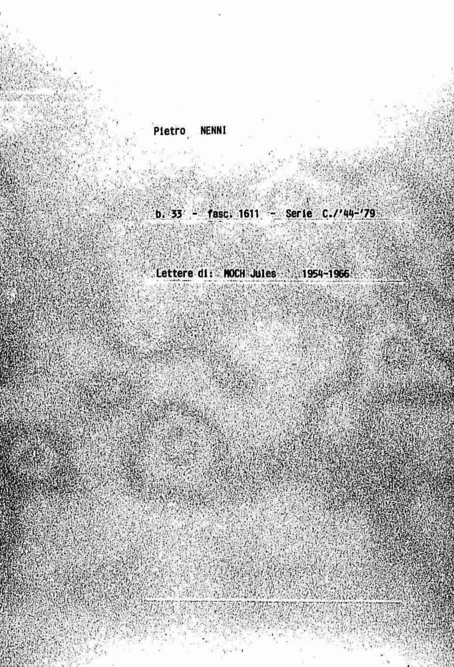 Moch Jules, 1954 set. 3 - 1966 nov. 4