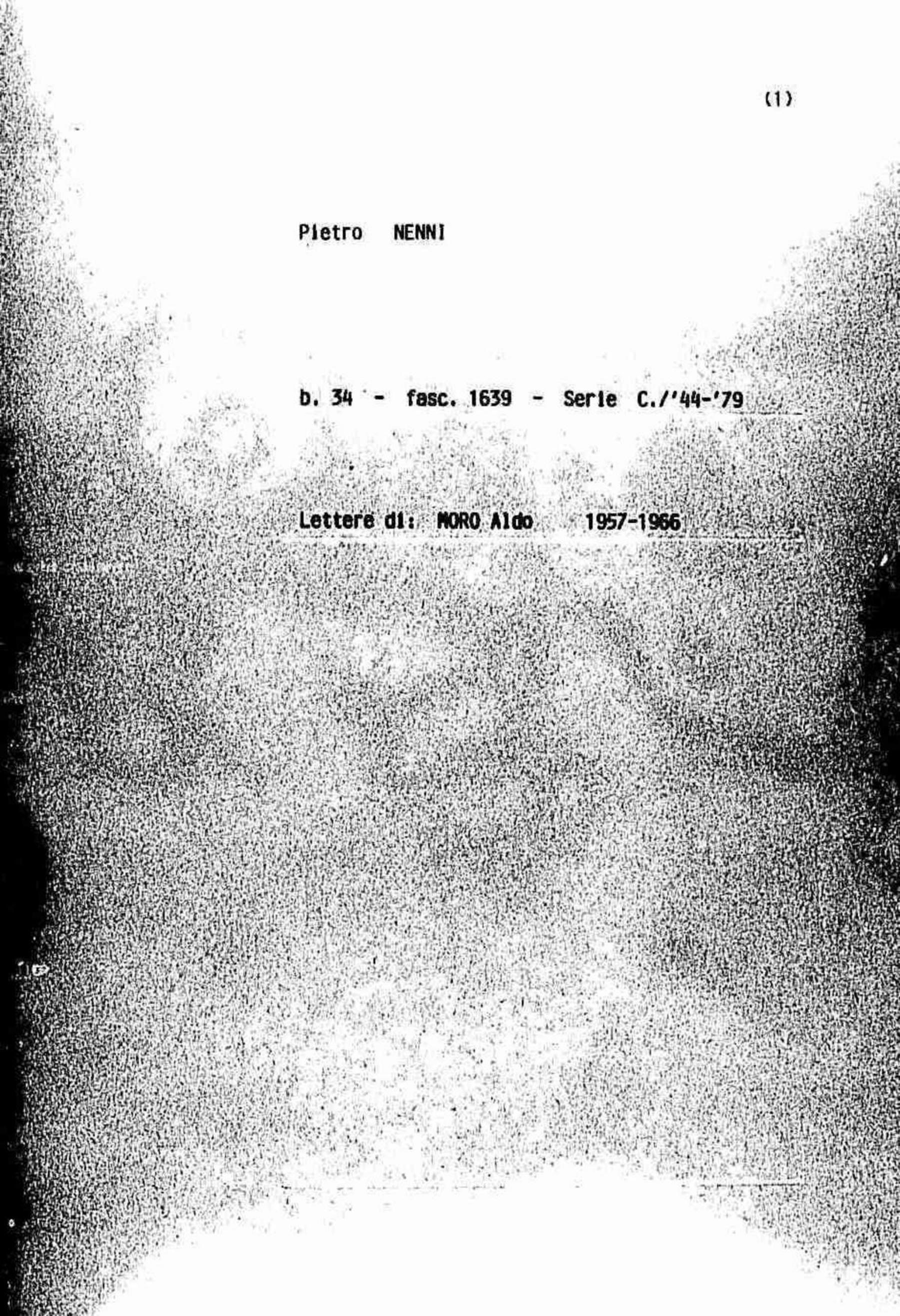 Moro Aldo, 1957 mag. 26 - 1976 nov. 1