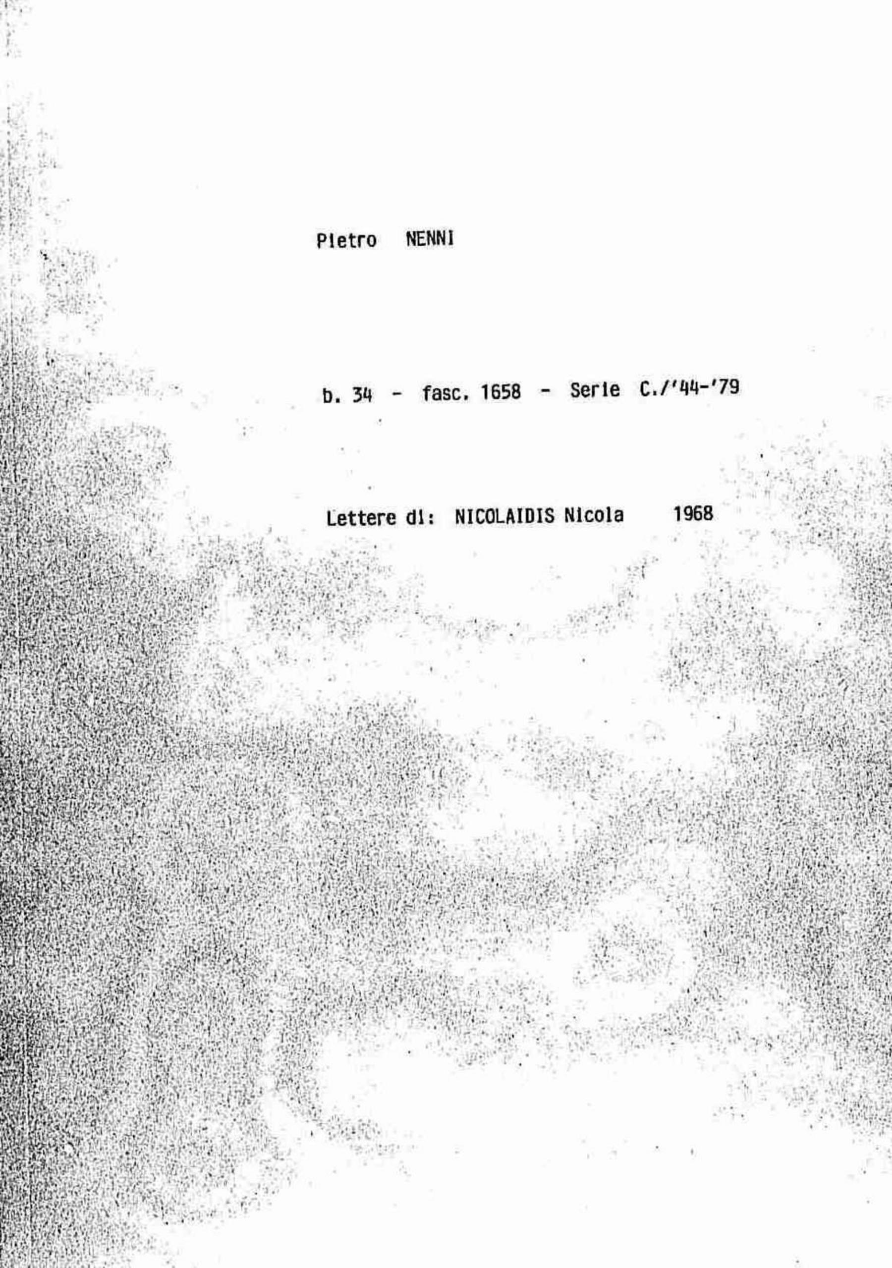 Nicolaidis Nicola, 1968 mag. 14