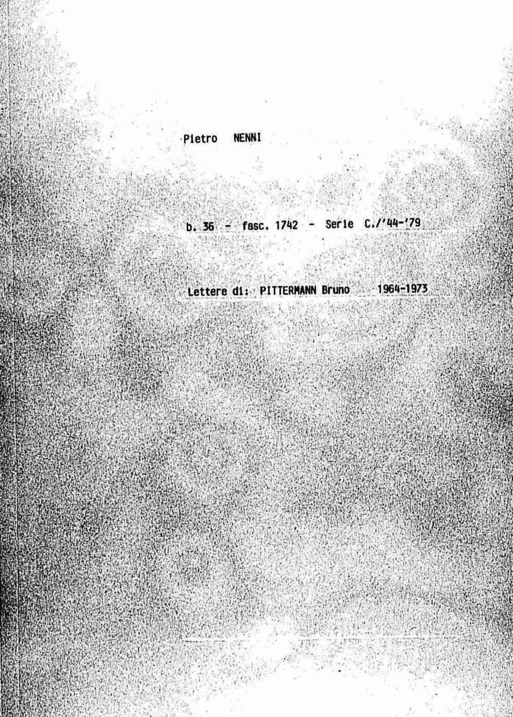 Pittermann Bruno, 1964 set. 28 - 1973 set. 12