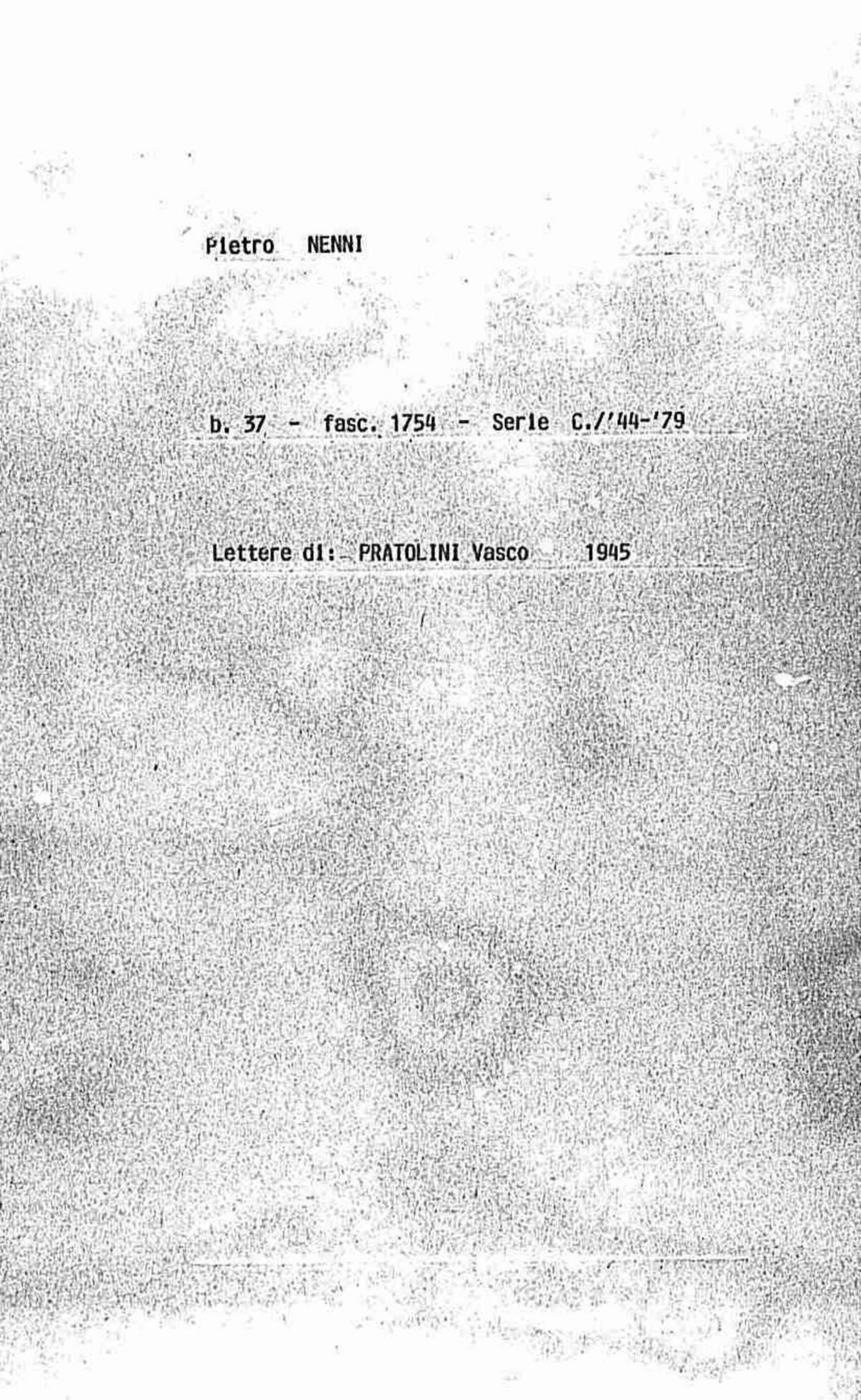 Pratolini Vasco, 1945 giu. 26