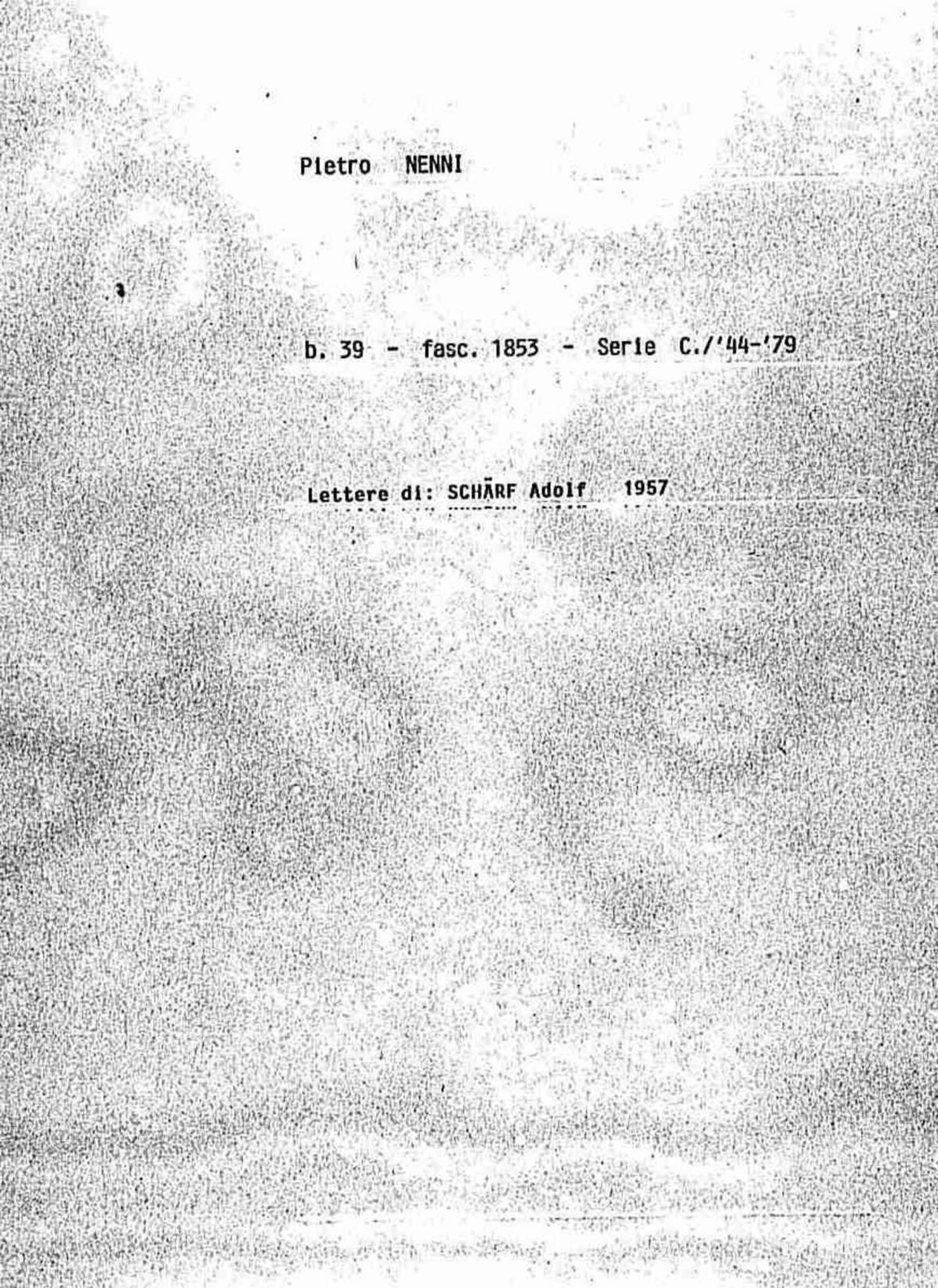 Scharf Adolf, 1957 gen. 12