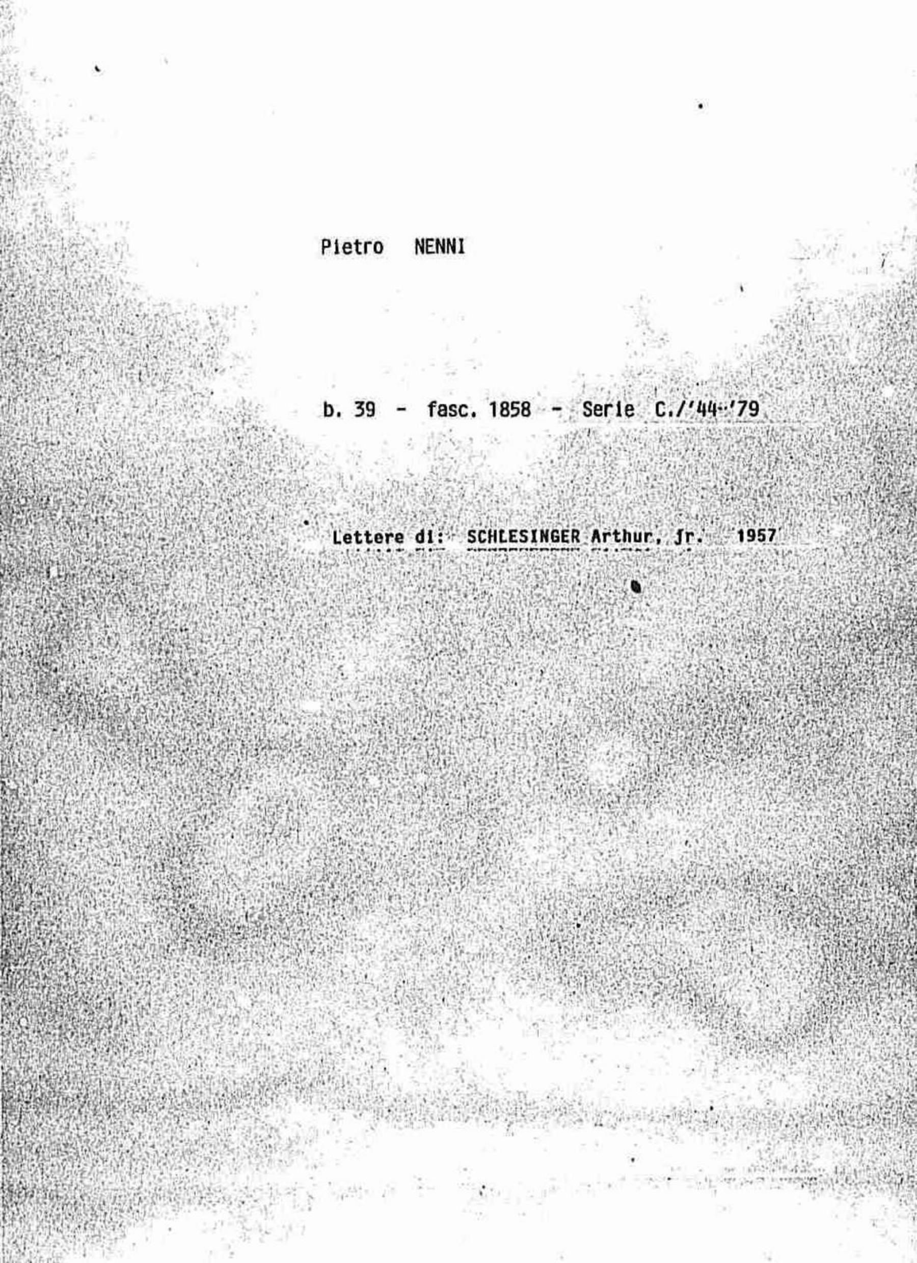Schlesinger Arthur jr, 1957 giu. 5