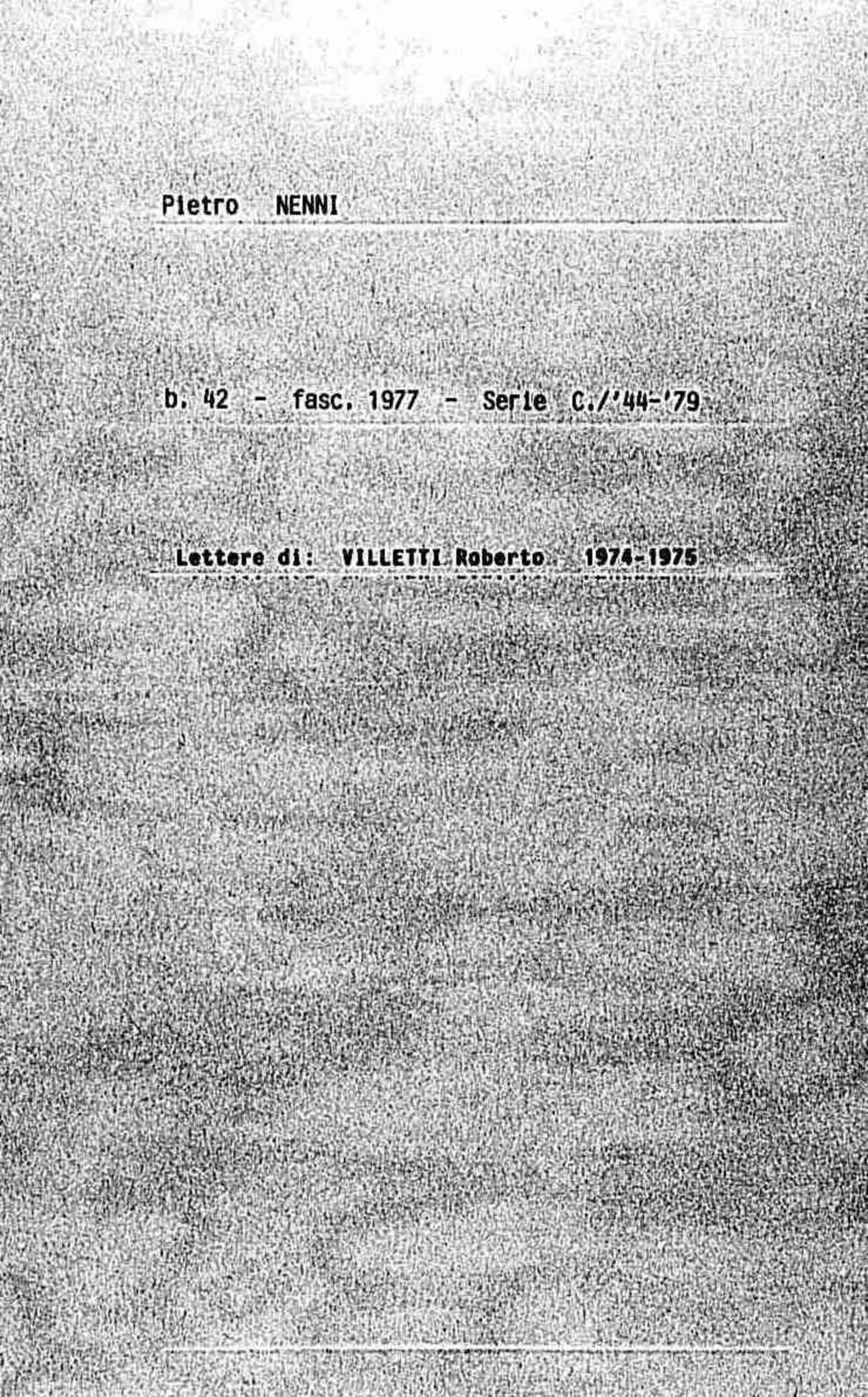 Villetti Roberto, s.d.