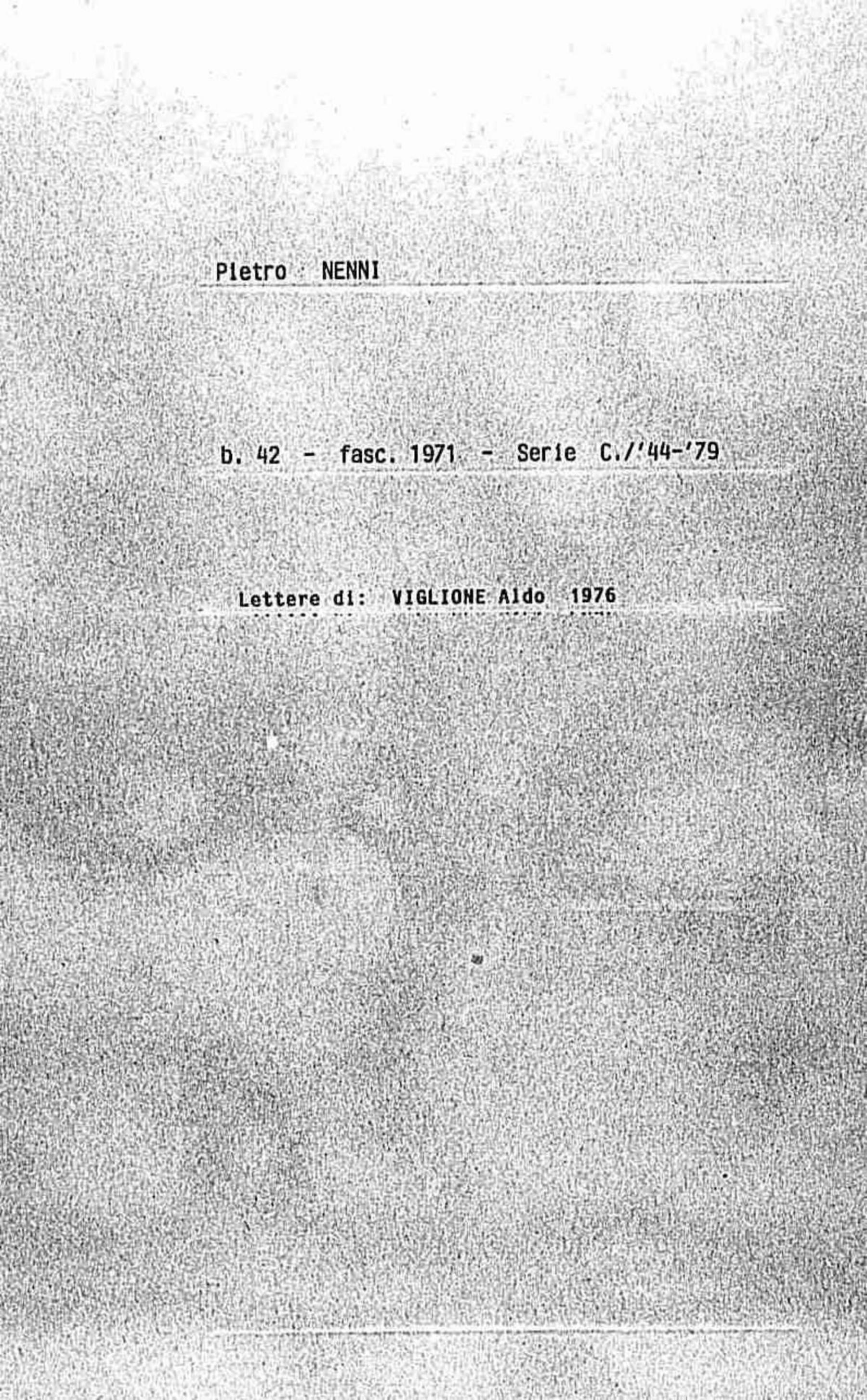 Viglione Aldo, 1976 feb. 12