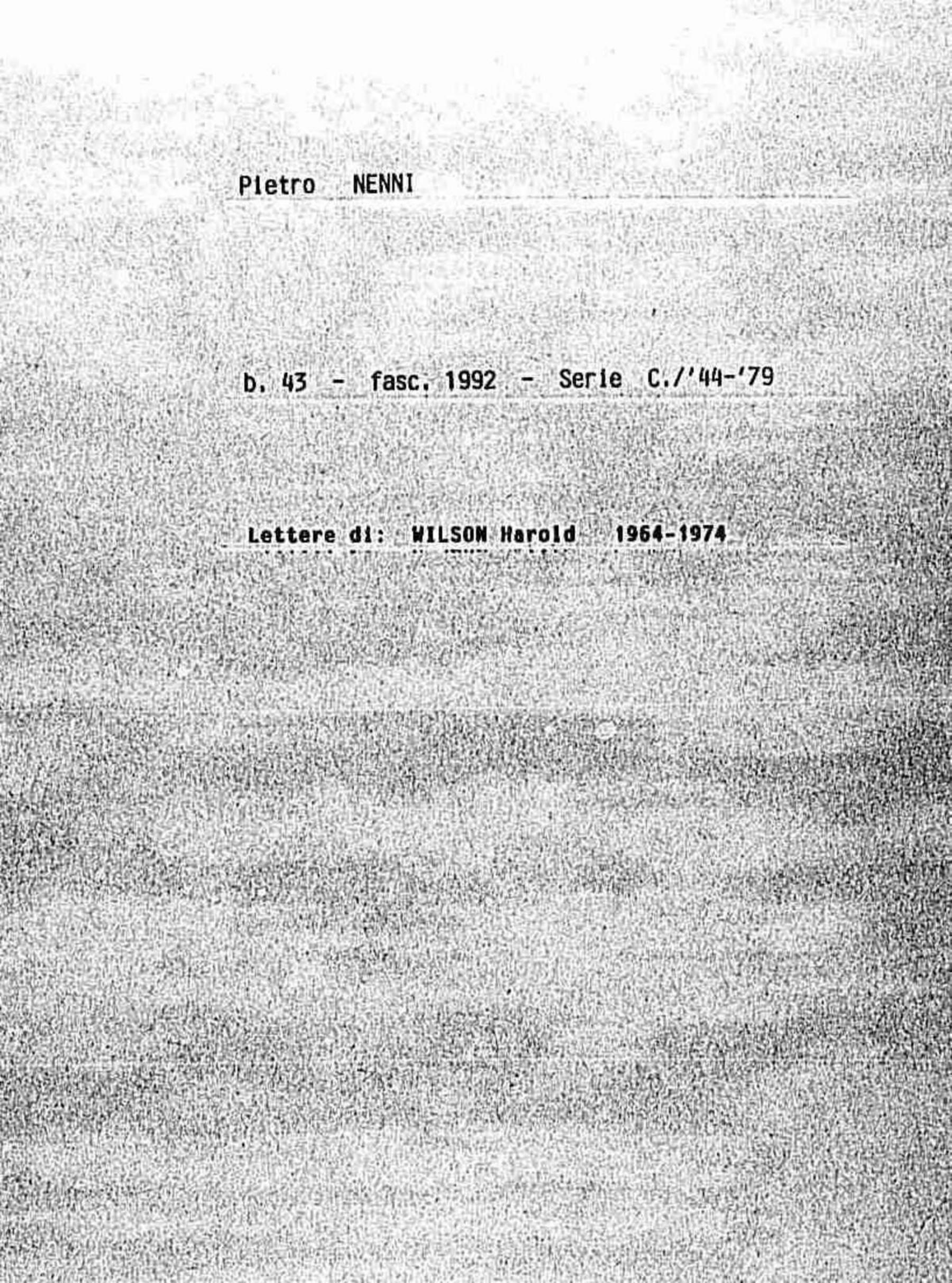 Wilson Harold, 1964 apr. 14 - 1976 giu. 20
