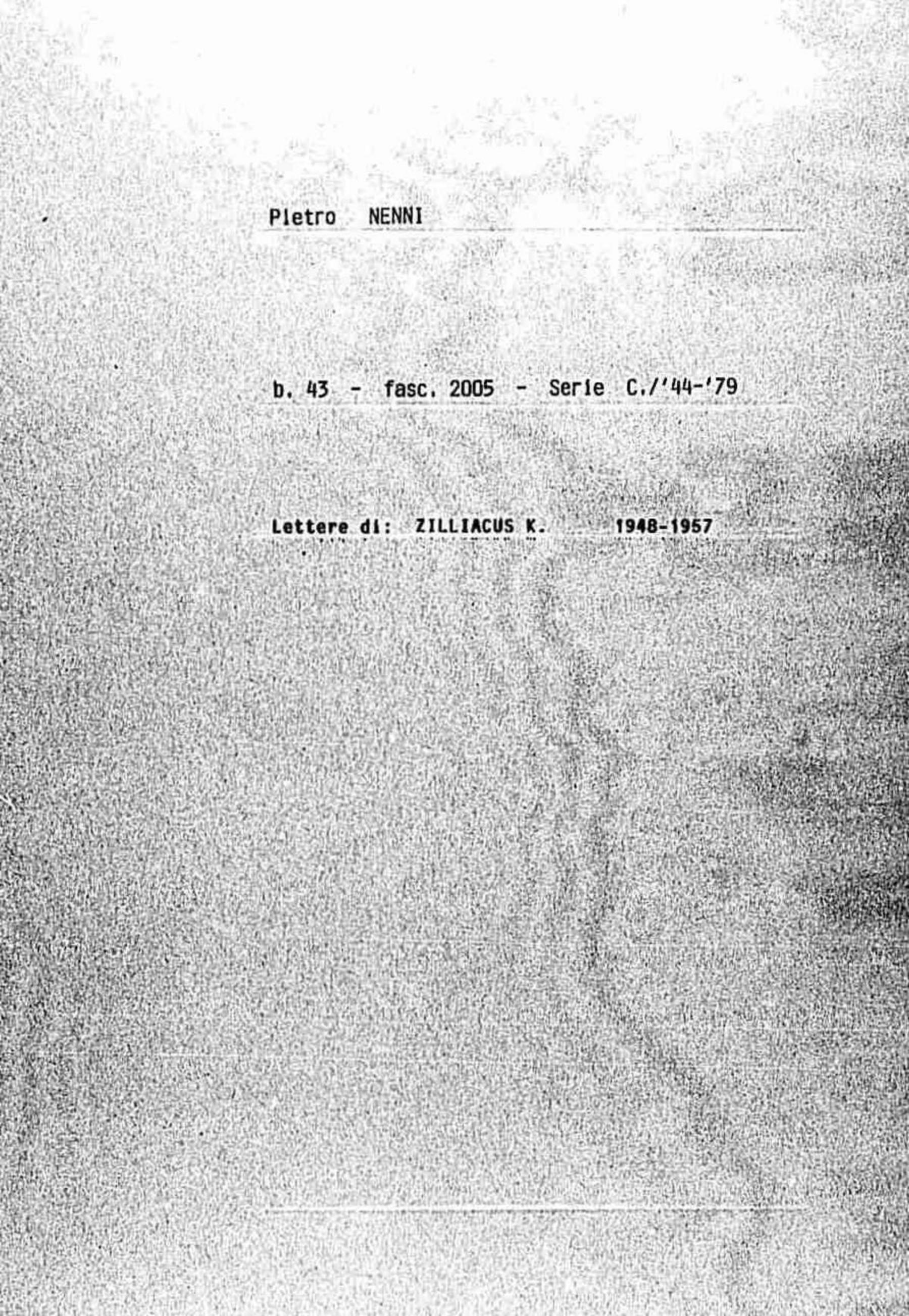 Zilliacus K., 1948 feb. 6 - 1957 nov. 11