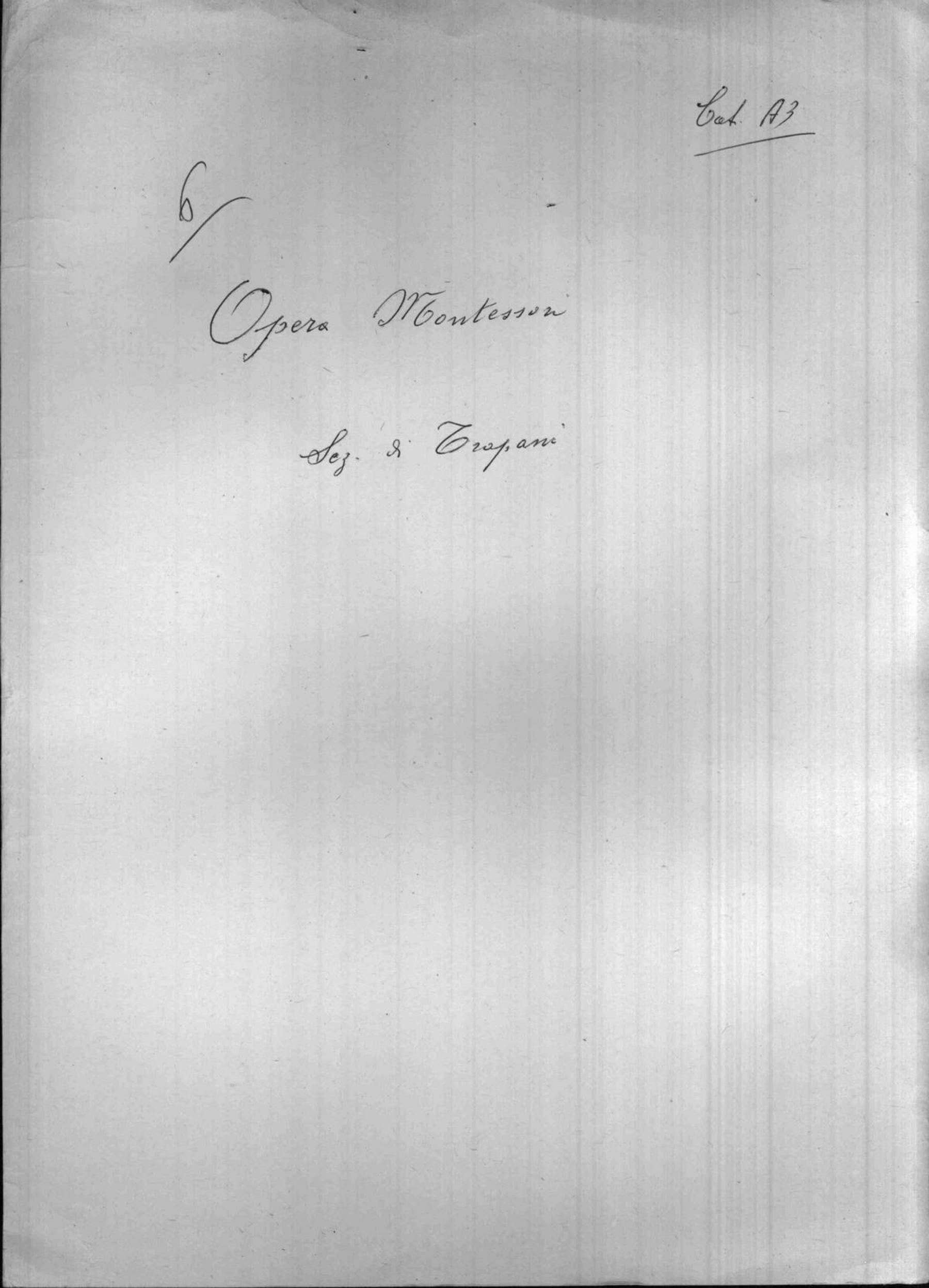 Opera nazionale Montessori, sezione Trapani