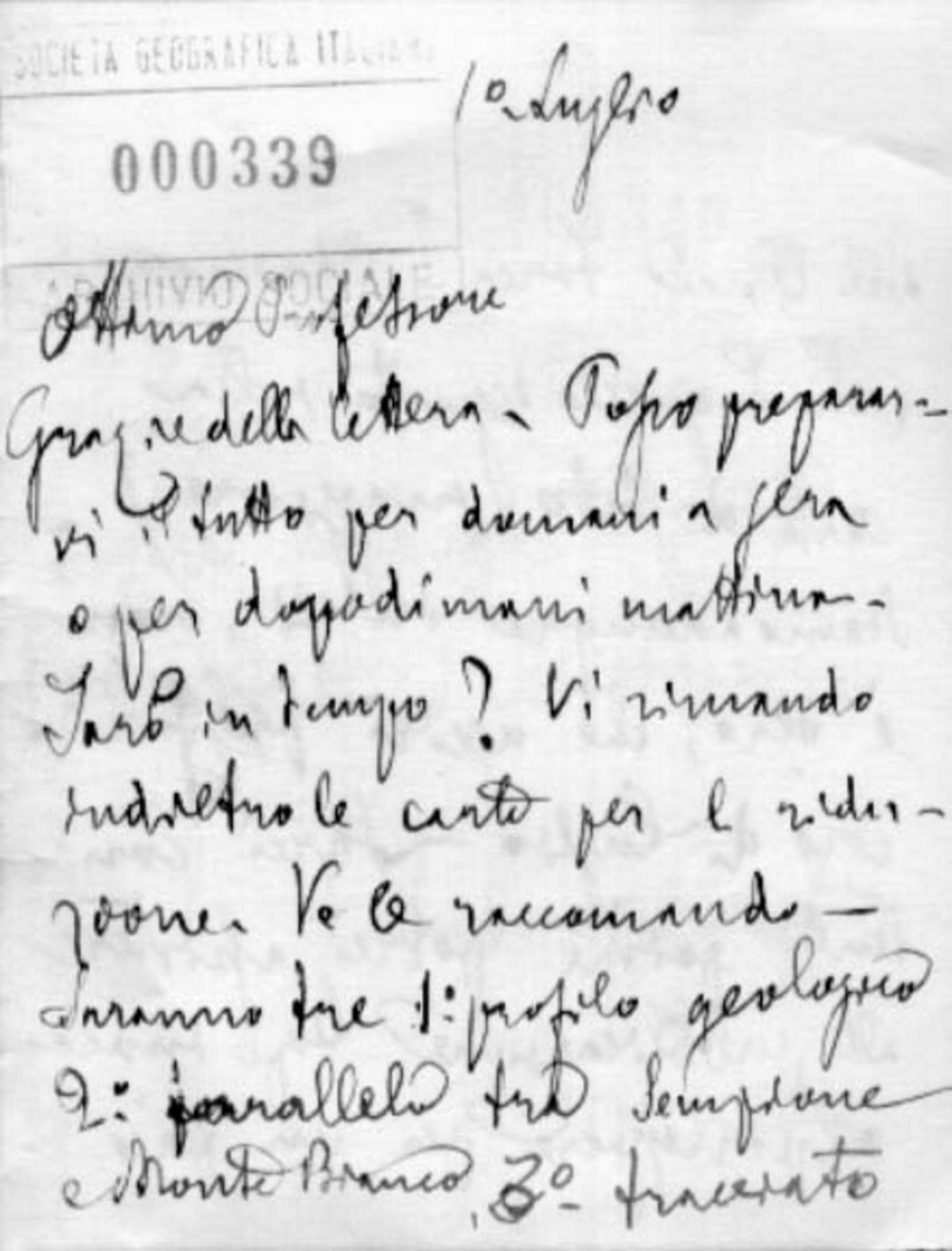 Corrispondenza di Giuseppe Corona 1.7.1880-16.8.1880