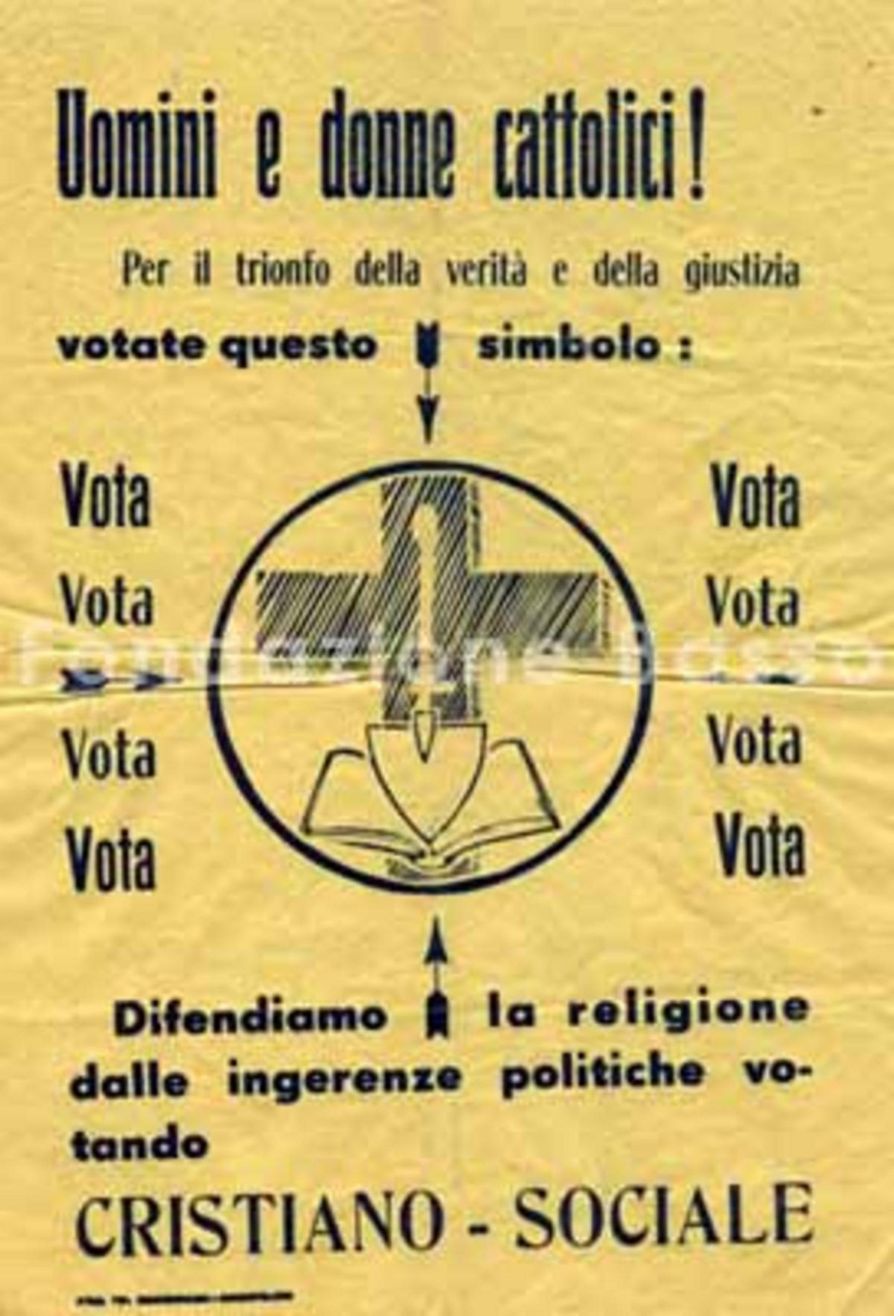 Volantino cristiano sociale