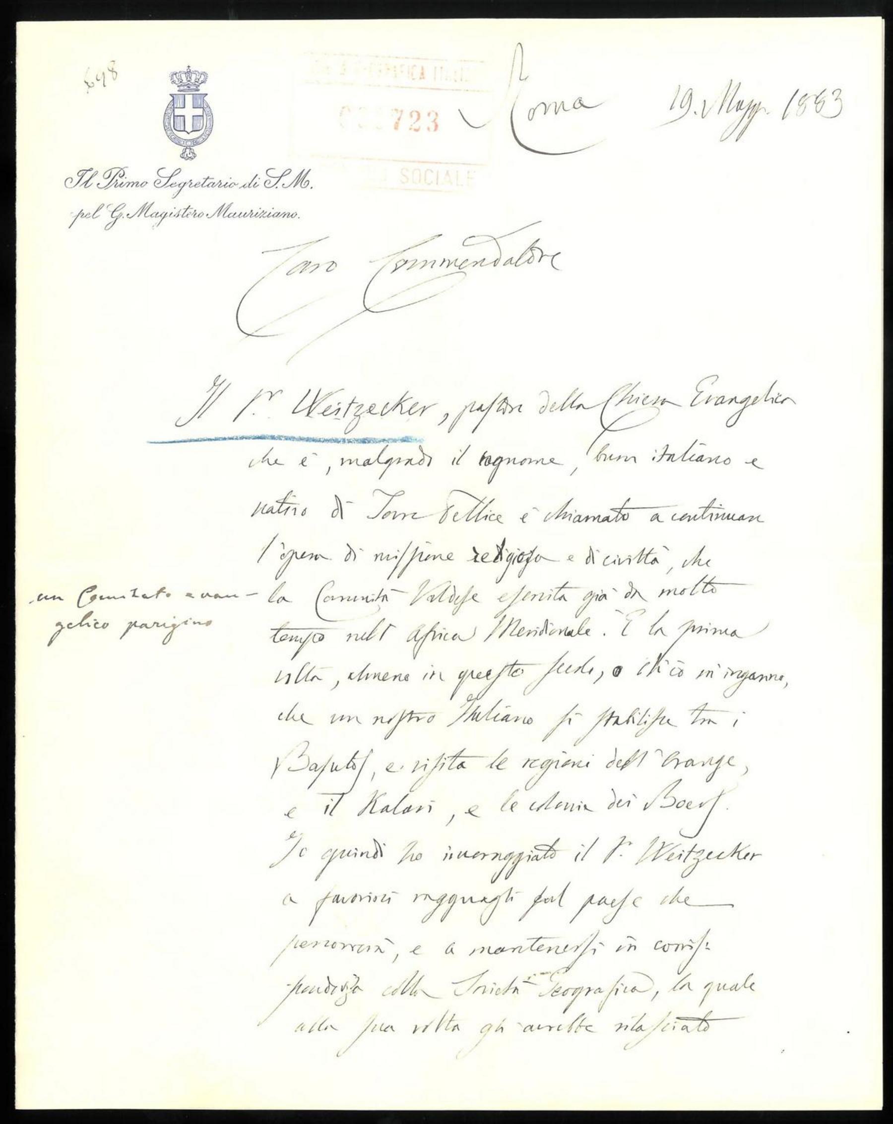 Notizie sul Diploma di corrispondente