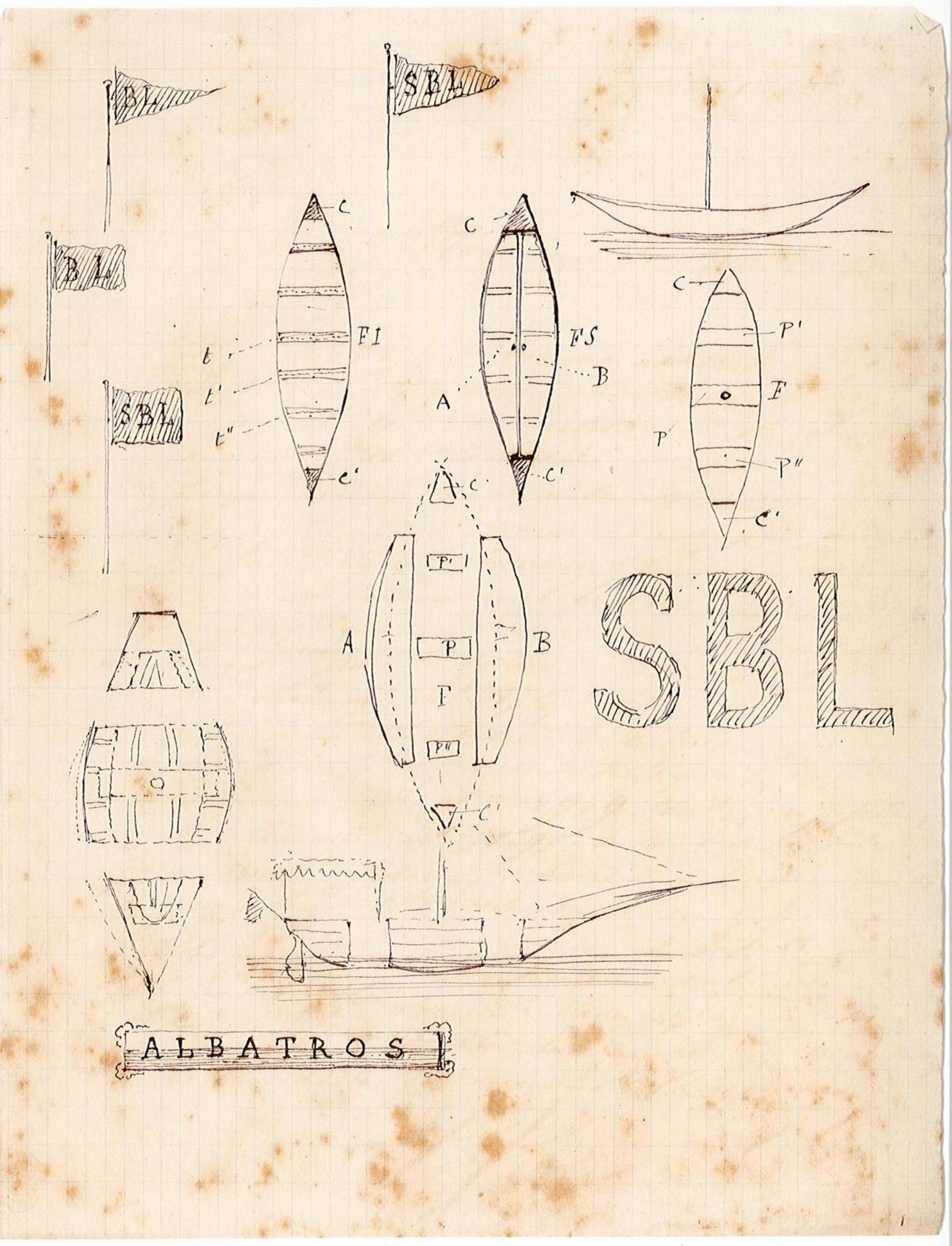 Materiale preparatorio per la spedizione Bianchi-Licata, 1882