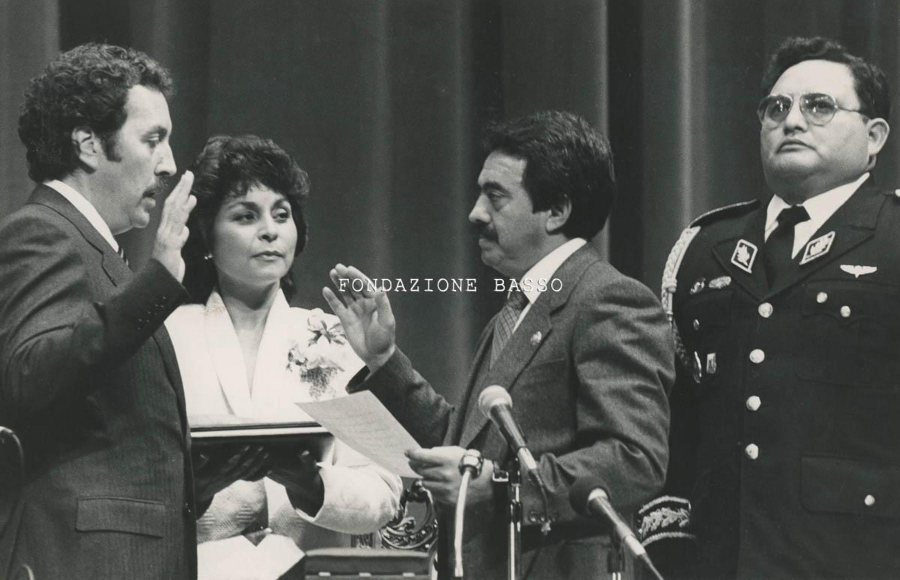 "Il giuramento di Vinicio Cerezo"